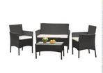 4 Seater Rattan Wicker Outdoor Garden Furniture Set