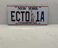 Ghostbusters 2 Cadillac Ambulance ECTO 1A Replica Movie American License Plate