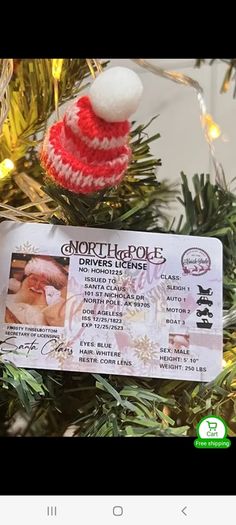 Santa ID For Sale