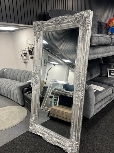 Large Mirror Ornate Regal Decorative