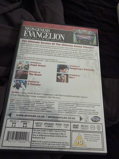 Neon Genesis Evangelion Figures and DVD