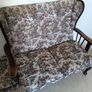 Wingback Loveseat Image 5
