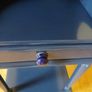 Midnight Blue Upcycled Vintage Hall Stand with Drawer & Gallery Rail Image 2