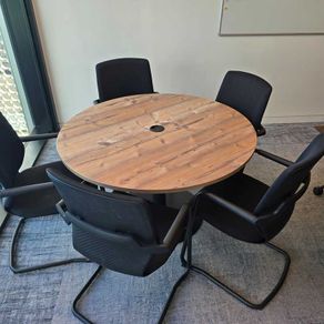 Office table and chairs