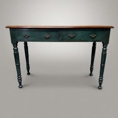 19th Century Painted Mahogany Console Table