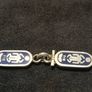 Hallmark Egyptian Pharaoh Sterling Silver Colorful scarabs Image 2