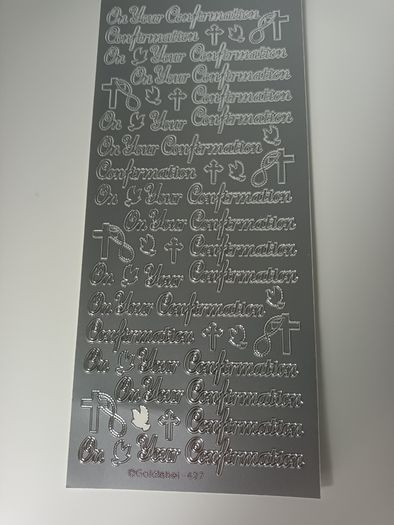 Craft Stickers - Confirmation