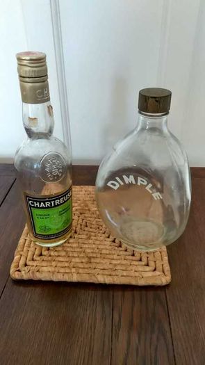 Vintage John Haig & Co Dimple Whisky Bottle
