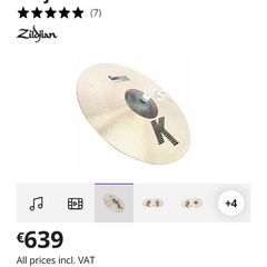 Zildjian k sweet 15"