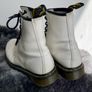 Dr Martens / Docs White Patent Leather Boots 1460 Image 5