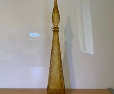 Retro vintage Empoli Italian genie bamboo pattern design bottle c1960