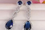 White Gold Filled Earrings