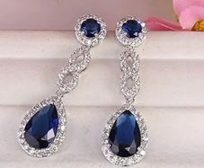 White Gold Filled Earrings