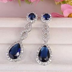 White Gold Filled Earrings