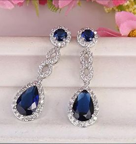 White Gold Filled Earrings