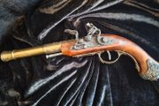 vintage replica flintlock pistol
