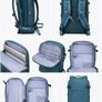 Brand New Large Travel / Cabin Backpack with Laptop Compartment & USB Charging Port Image 3