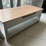 Grey lift top coffee table Image 6