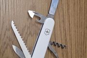 Vintage Victorinox Camper with Modern handles installed 91mm Swiss Army Knife
