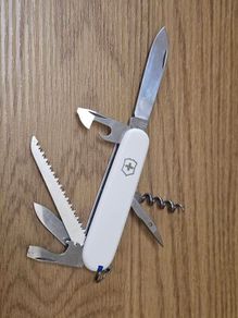 Vintage Victorinox Camper with Modern handles installed 91mm Swiss Army Knife