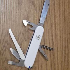 Vintage Victorinox Camper with Modern handles installed 91mm Swiss Army Knife