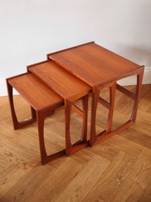 Mid Century G Plan Quadrille Teak Nest of Tables Vintage Retro 1960s Delivery Available