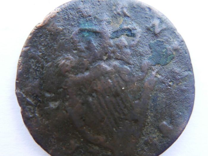 1738 IRELAND  George II  1/2 Penny Coin