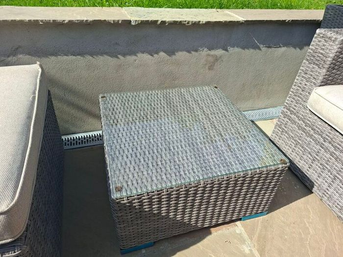 Rattan garden furniture set