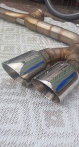 VW Golf R rear muffler delete