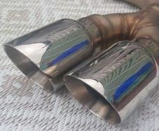 VW Golf R rear muffler delete