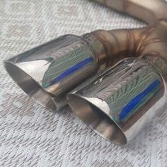 VW Golf R rear muffler delete