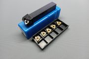 Lathe threading tool and inserts (16mm)