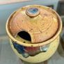 Vintage Stoneware Creamer or Small Jug & Lidded Sugar Bowl made by Badger Hill Pottery Image 6