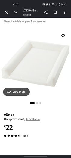 IKEA changing mat