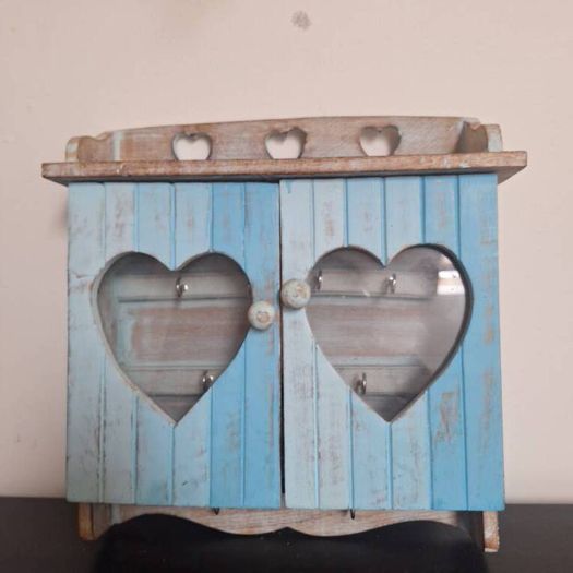 Key Cabinet and Shelf Coastal Blue