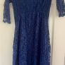 Tiffany Rose Blue Lace Maternity Dress Size 2 Image 9