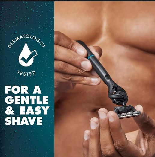 Gillette Intimate Mens razor and blades. Brand new