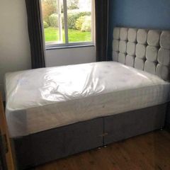 Brand New Stylish Divan Beds. 3ft, 4ft, 4ft6, 5ft And 6ft Sizes Available . Tufted Mattresses, Drawers Option, And Multiple Headboard Designs Instock