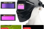 Welding Helmet Welder Mask Chameleon Large View True Color Solar Power Auto Darkening Welding Large For Arc Weld Grind Cut