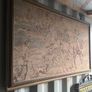 Large Framed Vintage Hunting Scene Wall Tapestry Image 2
