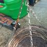 Hanging wicker garden basket Image 2