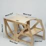 3-in-1 foldable learning step stool for kids Image 3
