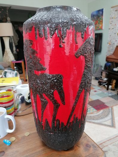 Antique West German Foor Vase