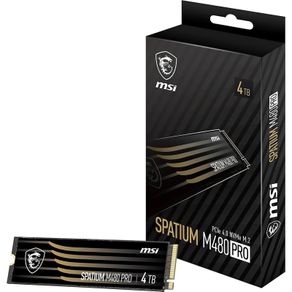 4TB Msi Spatium M480 Pro Ssd 7400MB/s