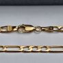 9ct Yellow Gold Figaro Link Chain Image 2