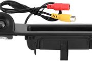 12V Rear View Camera, CCD HD Waterproof Vehicle Backup Camera Trunk Boot Handle Fit for 3/5 SERIES F10 F11 F25 F30