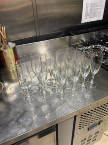 Lot of 16 Mixed Glasses