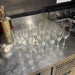 Lot of 16 Mixed Glasses