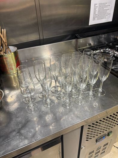 Lot of 16 Mixed Glasses