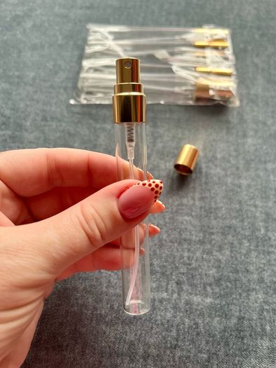 Perfume sample decant bottles